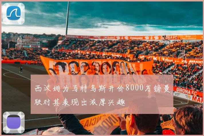西汉姆为马特乌斯开价8000万镑曼联对其表现出浓厚兴趣