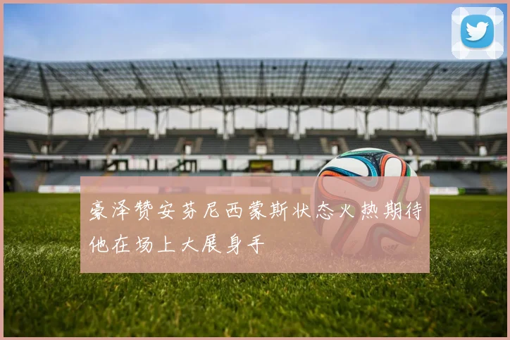 豪泽赞安芬尼西蒙斯状态火热期待他在场上大展身手